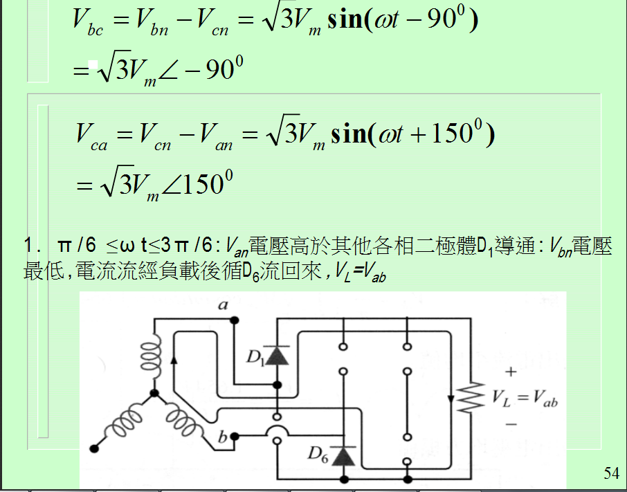 三相橋式整流電路後濾波電容的紋波電流問題